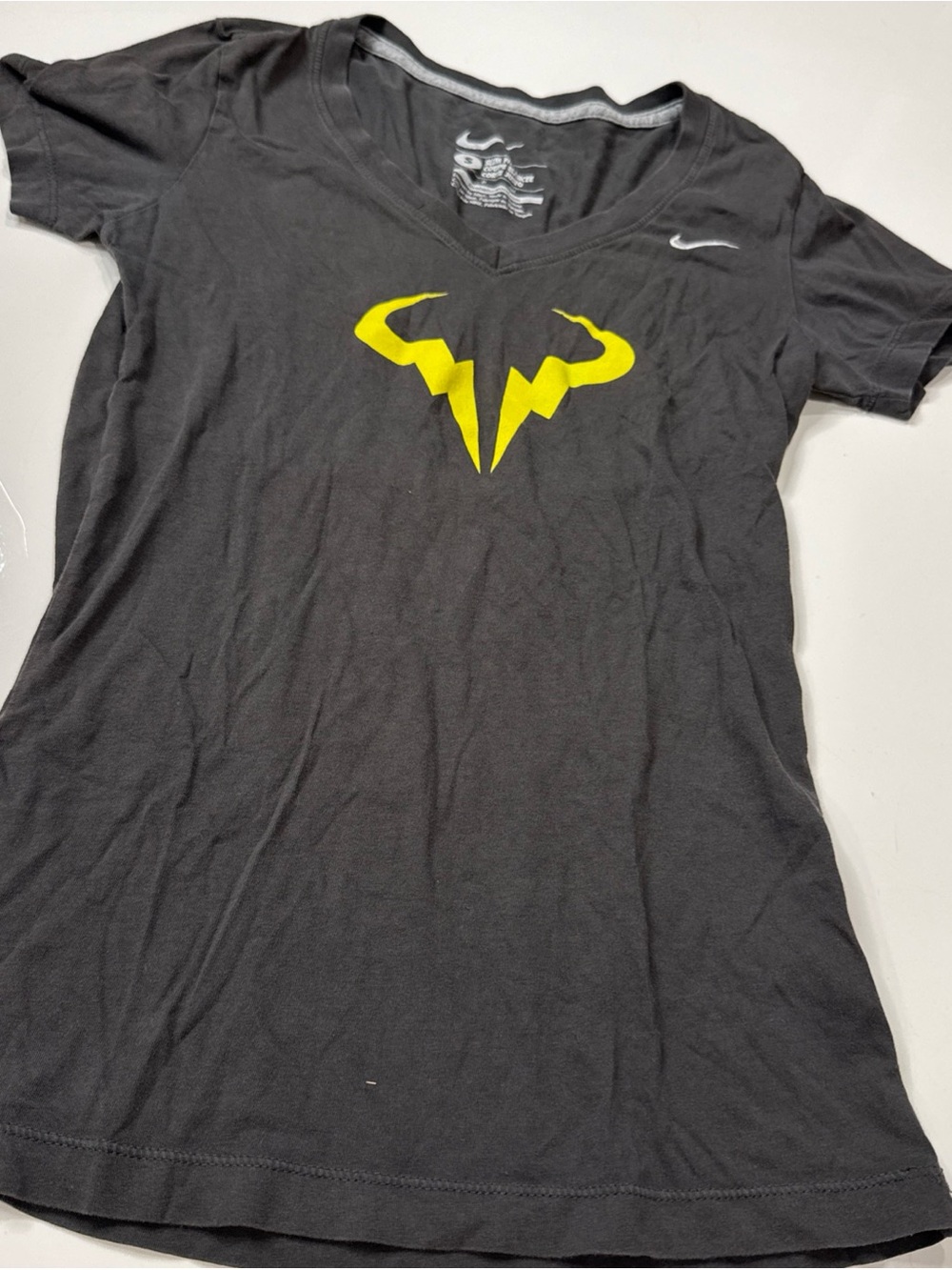 Womens Nike Rafa Nadal VAMOS RAFA Slim Fit Shirt WOMENS S A010826